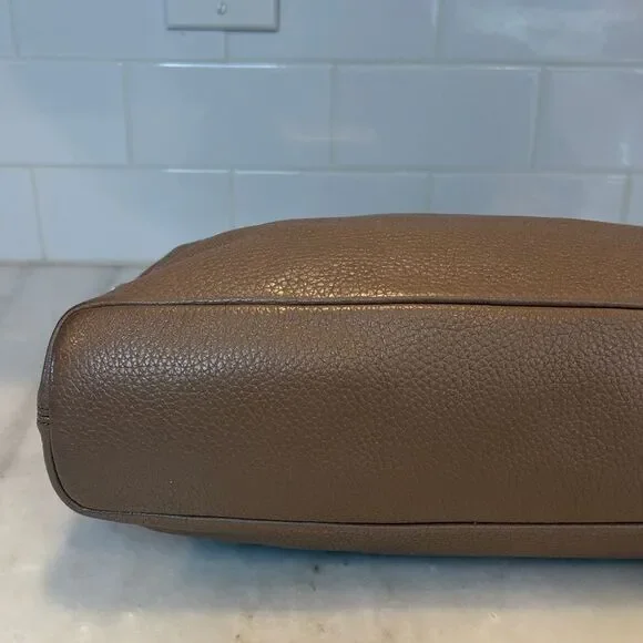 Michael Kors Bag Purse Handbag Leather Channing Large Pebbled Satchel Tote Bag - Picture 10 of 16